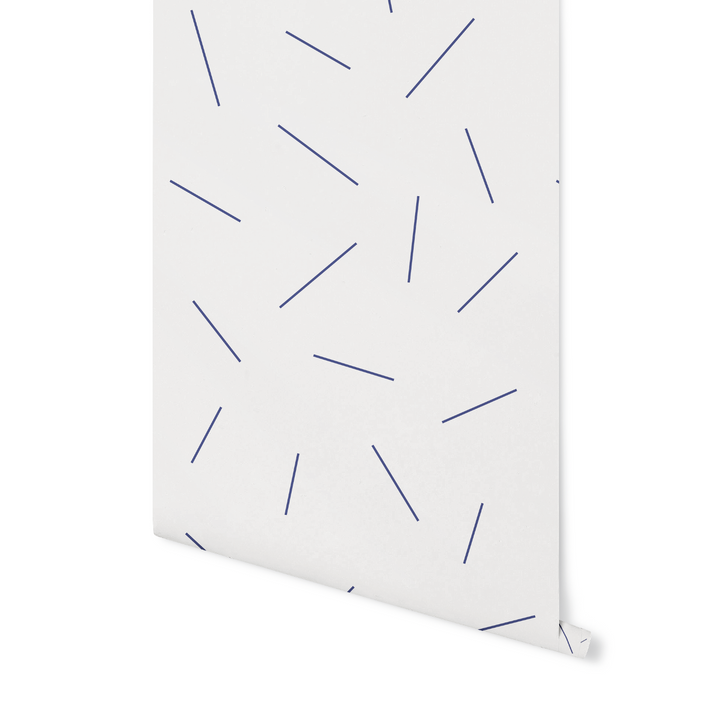 Elevated Navy Lines Wallpaper WW2404