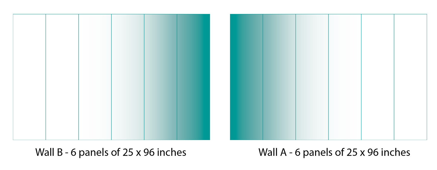 Custom Palm Coast Ombre Wallpaper WW2515
