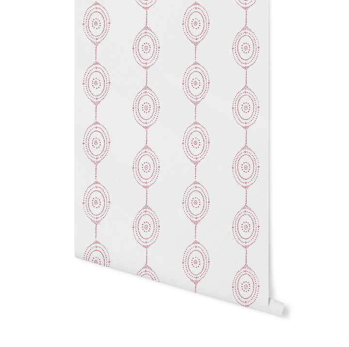 Red Mandala Wallpaper WW2520