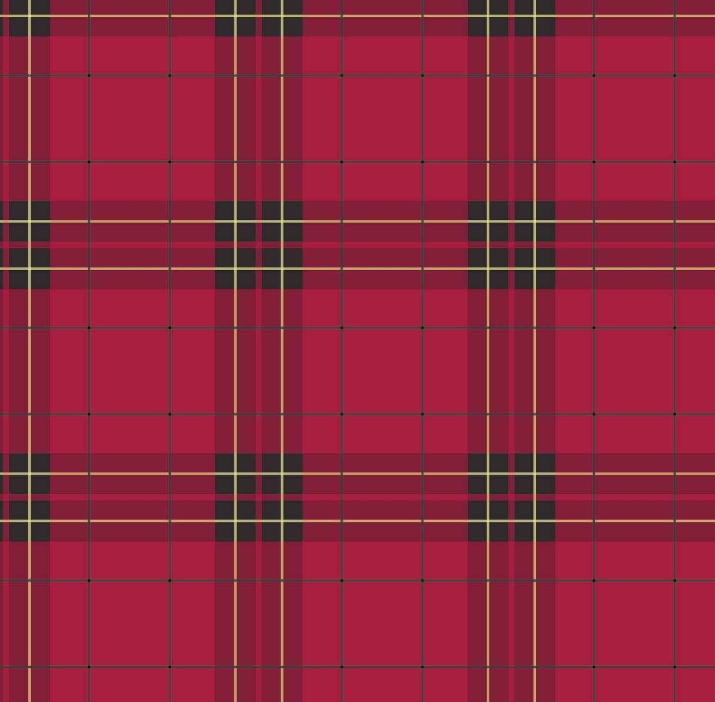 Wallpaper Plaid Red/ Christmas Holiday Tartan Plaid Wallpaper/ Removable/ Peel and Stick/ Unpasted/ Pre-Pasted Wallpaper WW1948