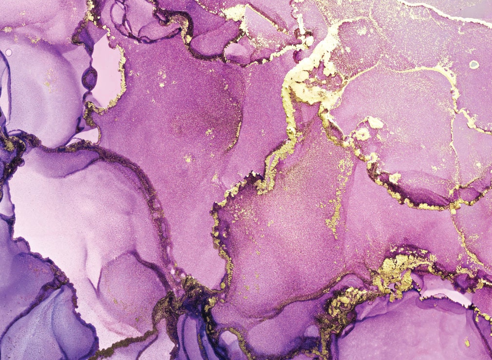 Peel and Stick Wallpaper Purple/ Purple Watercolor Abstract Mural Wallpaper/ Removable Wallpaper/ Unpasted/ Pre-Pasted Wallpaper WW2160