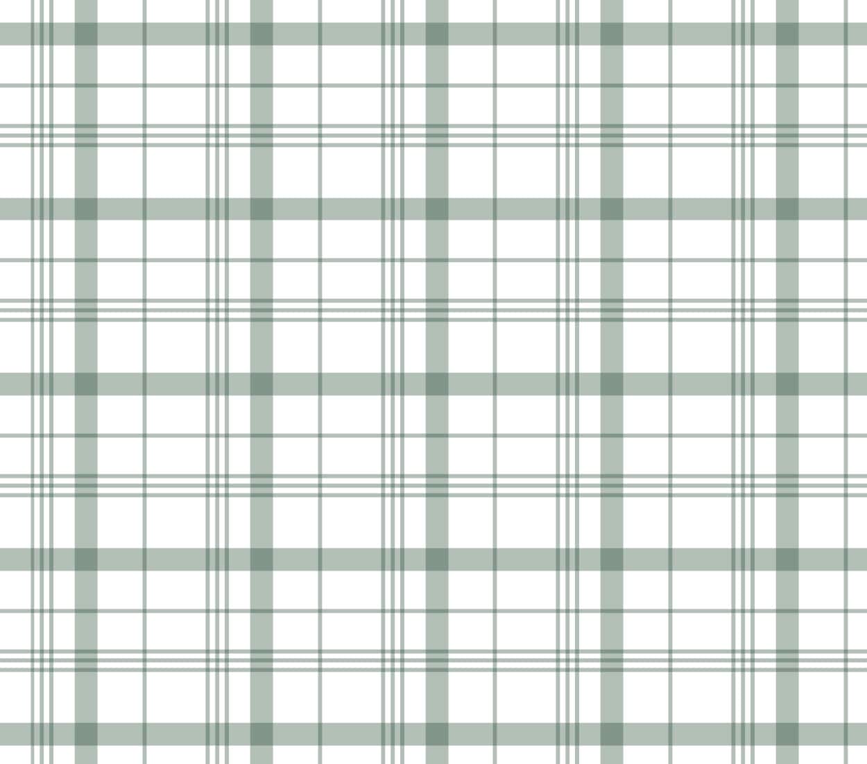Wallpaper Plaid Green/ Sage Green Asymmetric Plaid Wallpaper / Removable / Peel and Stick / Unpasted / Pre-Pasted Wallpaper WW2103