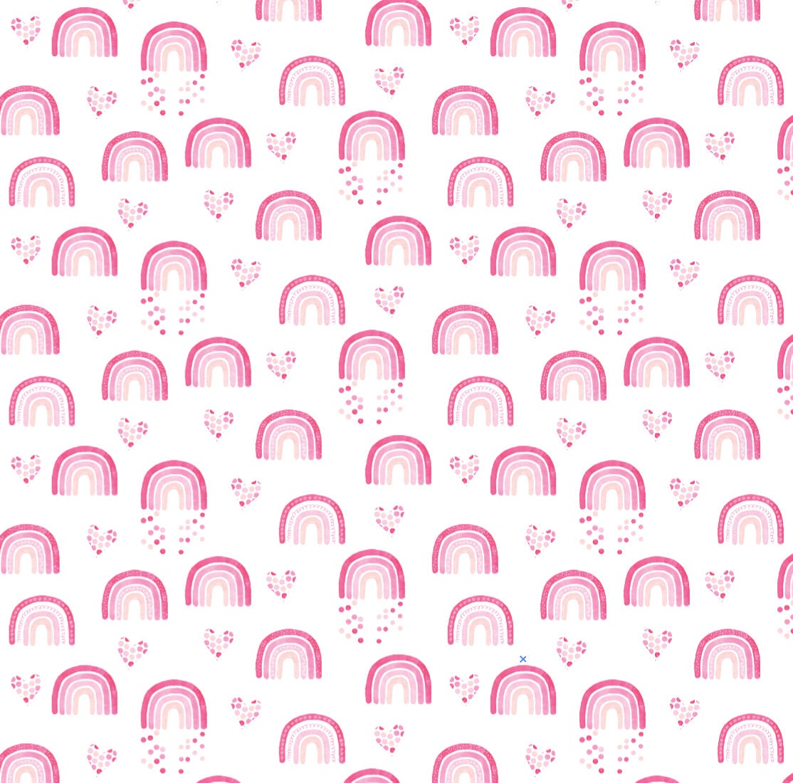 Whimsical Pink Watercolor Rainbow Wallpaper/ Removable Wallpaper/ Unpasted Wallpaper/ Pre-Pasted Wallpaper WW2154