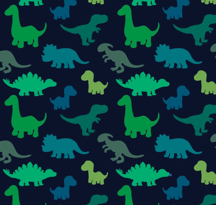 Peel and Stick Wallpaper Green/ Green Dino Wallpaper/ Removable Wallpaper/ Unpasted Wallpaper/ Pre-Pasted Wallpaper WW1851