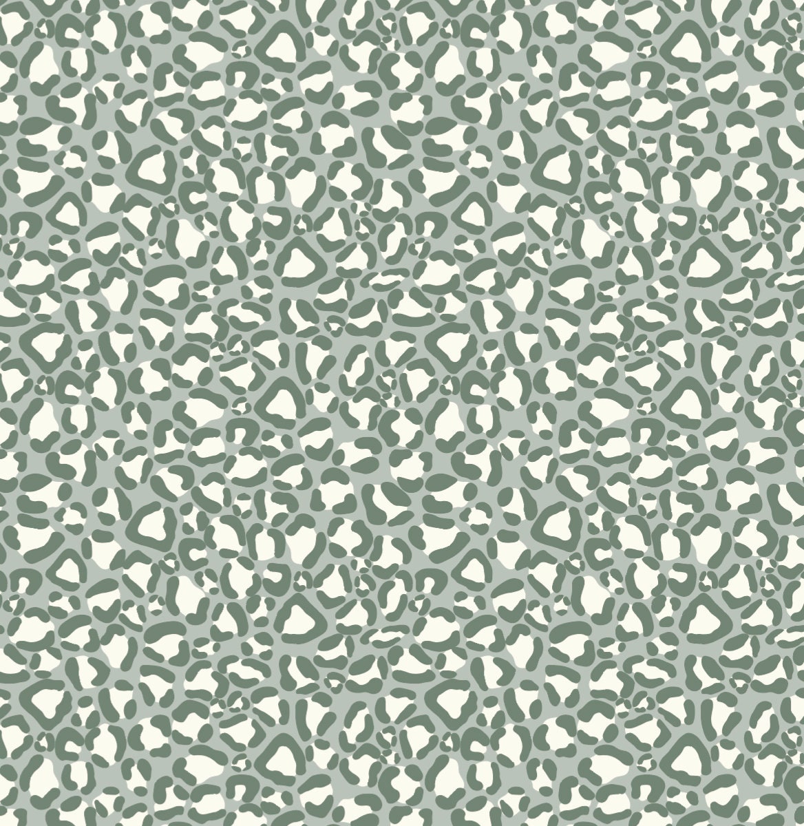 Peel and Stick Wallpaper Green/ Sage Green Modern Leopard Print Wallpaper/ Removable Wallpaper/ Unpasted Wallpaper/ Wallpaper WW2143