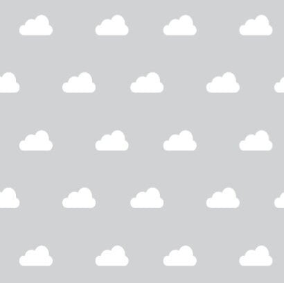 Cloud Wallpaper // Removable Wallpaper // Peel and Stick Wallpaper // Unpasted Wallpaper // Pre-Pasted Wallpaper