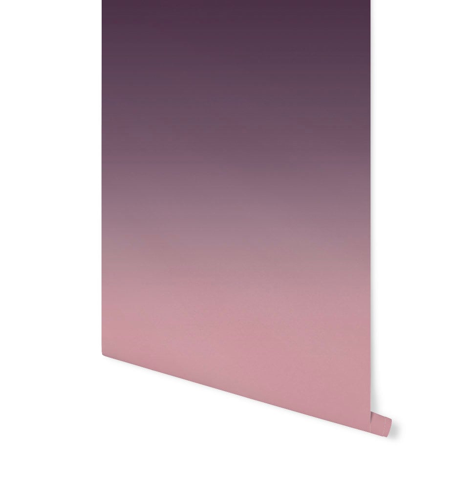 Wallpaper Ombre Pink Purple/ Peel and Stick/ Dusty Rose and Plum Ombre Wallpaper/ Removable/ Unpasted Wallpaper/ Pre-Pasted Wallpaper WW1844