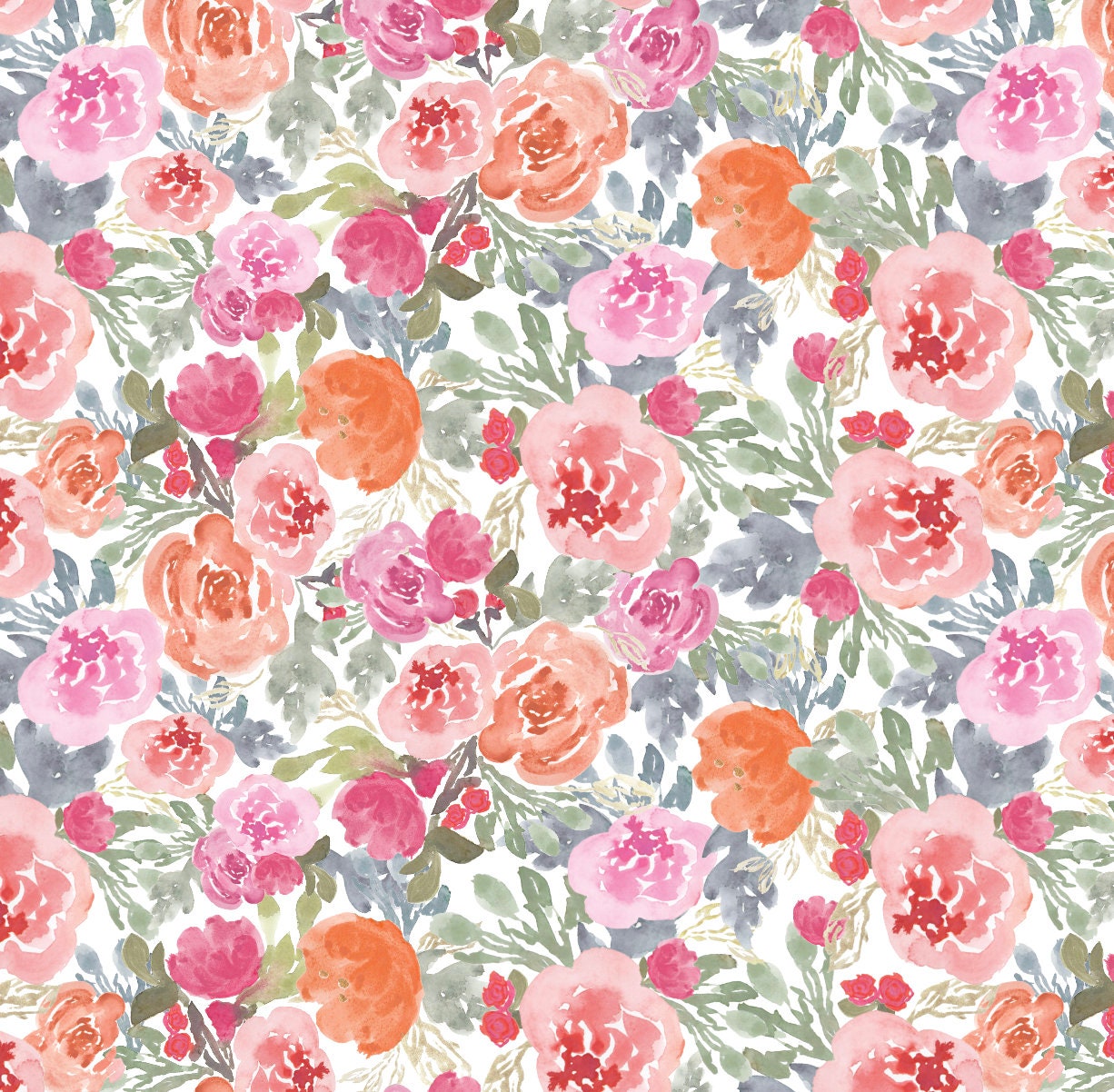 Peel and Stick Wallpaper Floral/ Ethereal Floral Wallpaper/ Removable Wallpaper/ Unpasted Wallpaper/ Pre-Pasted Wallpaper WW1712