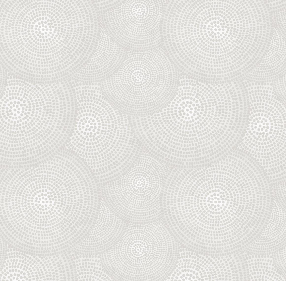 Peel and Stick Wallpaper Gray Pebble Watercolor Medallion/ Removable Wallpaper/ Unpasted Wallpaper/ Pre-Pasted Wallpaper WW2083