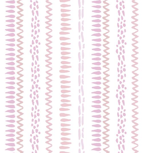 Peel and Stick Wallpaper Pink/ Pink Floral Stripes Wallpaper/ Removable Wallpaper/ Unpasted Wallpaper/ Pre-Pasted Wallpaper WW2412