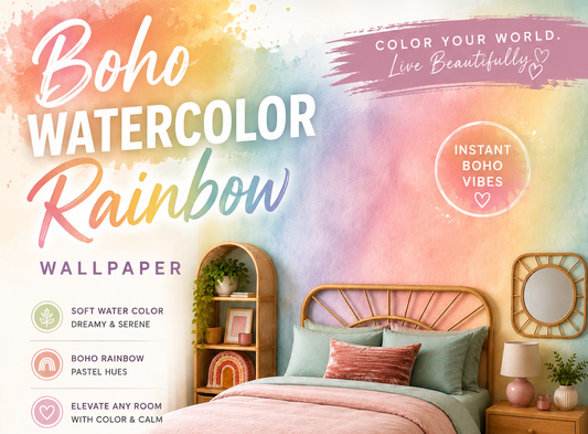 Style Within Reach: Boho Rainbow Bedroom
