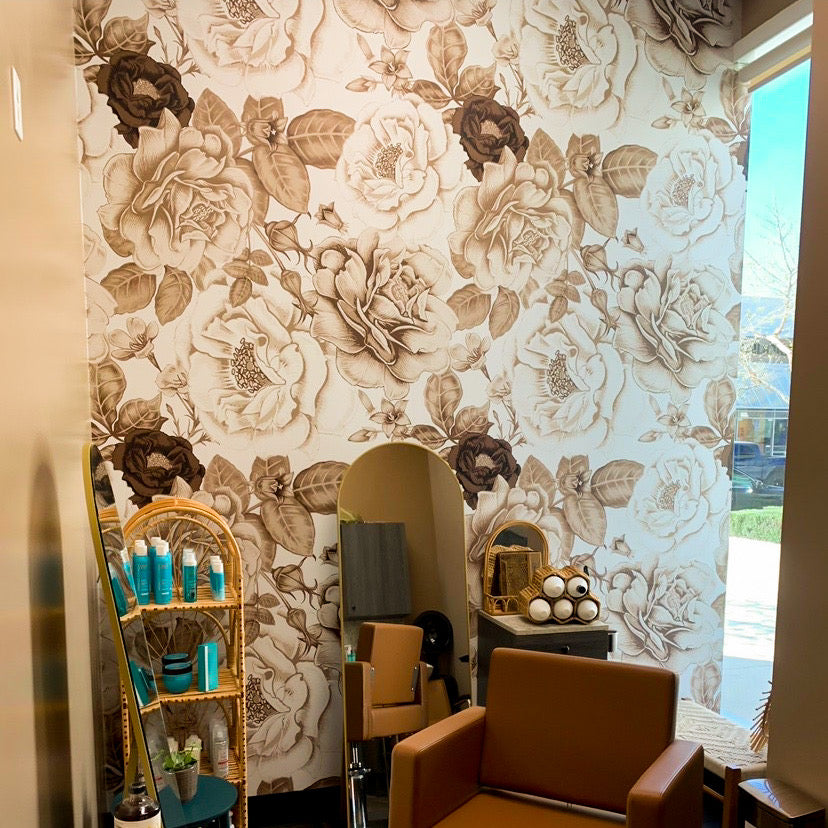 Vintage Brown Roses WW2211