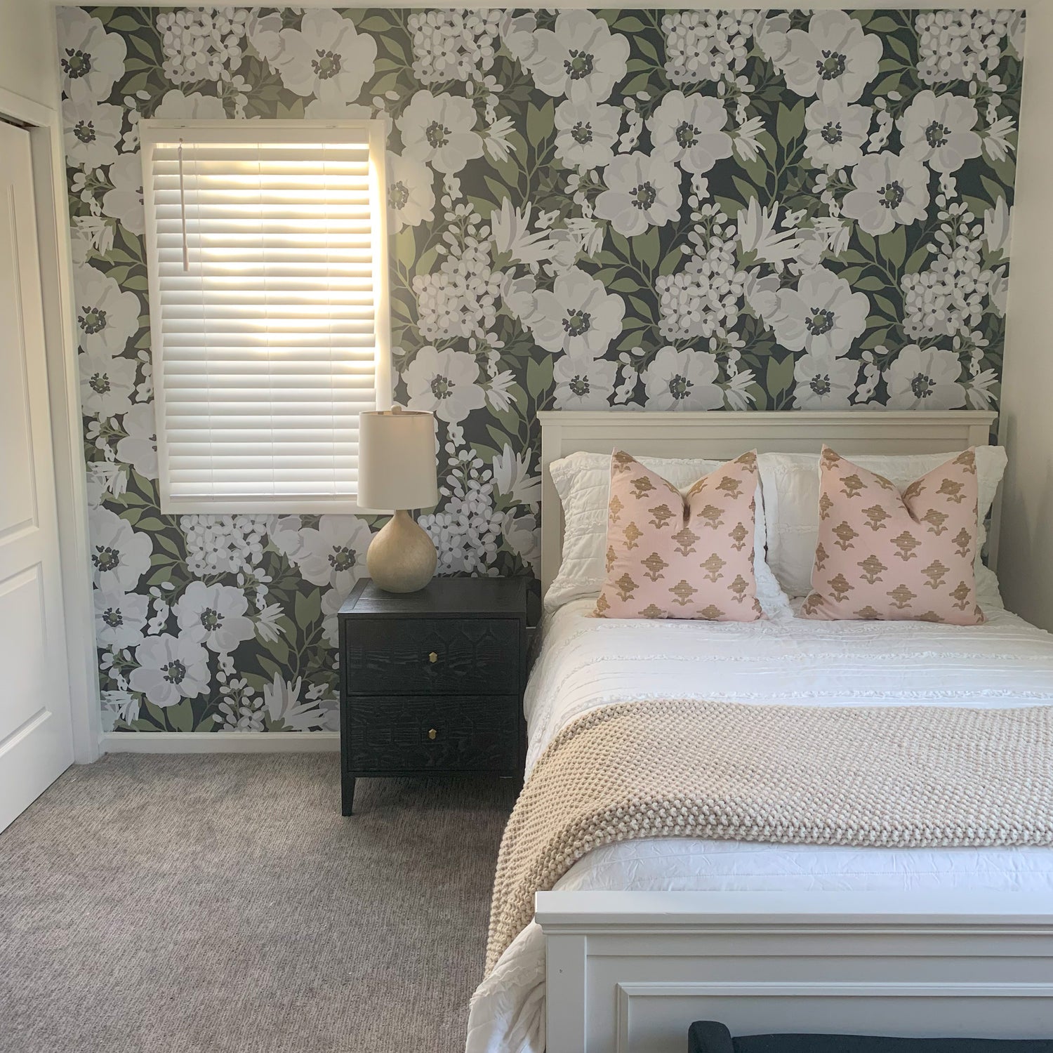 Black and White Floral