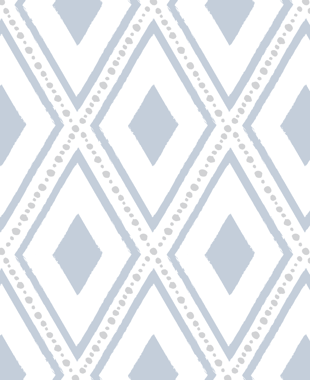 Geometric Diamond Stone Blue Wallpaper WW1946