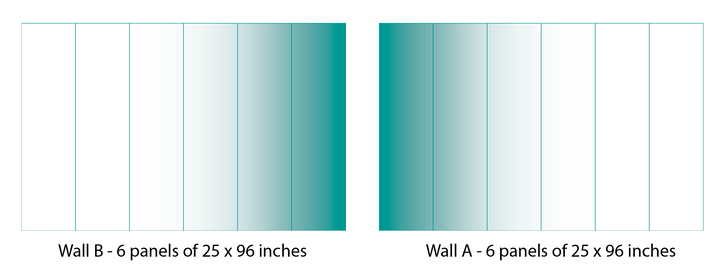 Custom Palm Coast Ombre Wallpaper WW2515