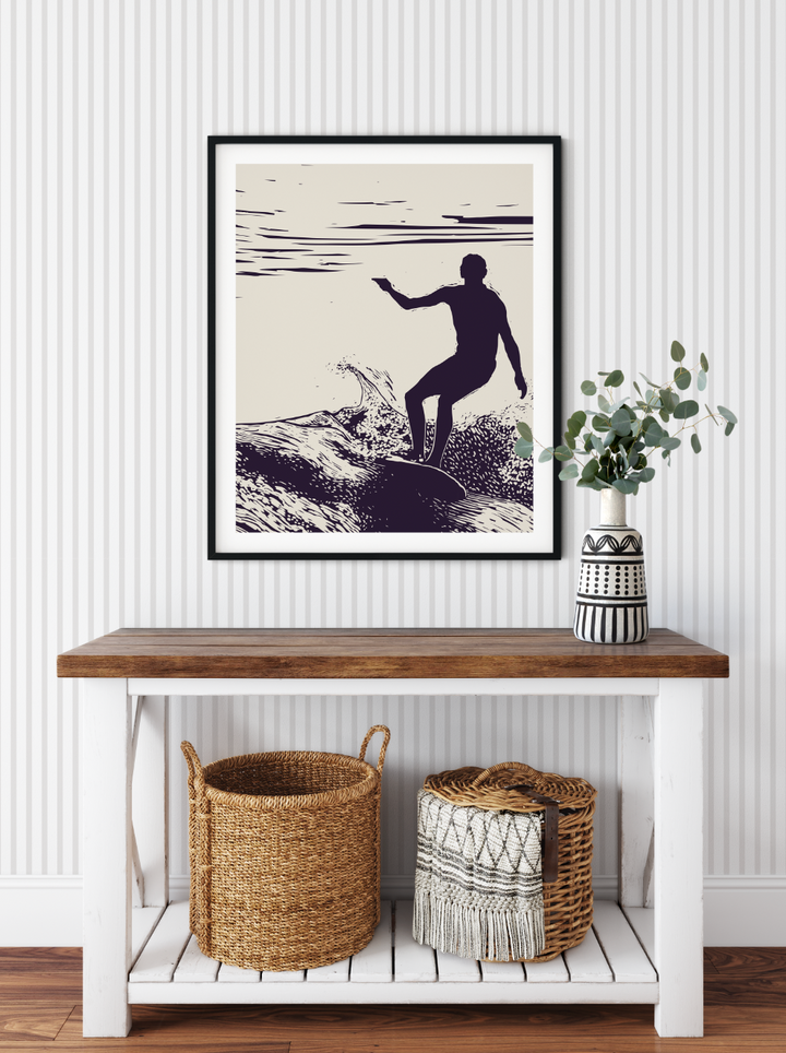 Beige Summer Stripes, thin seersucker inspired beige striped wallpaper WW2524