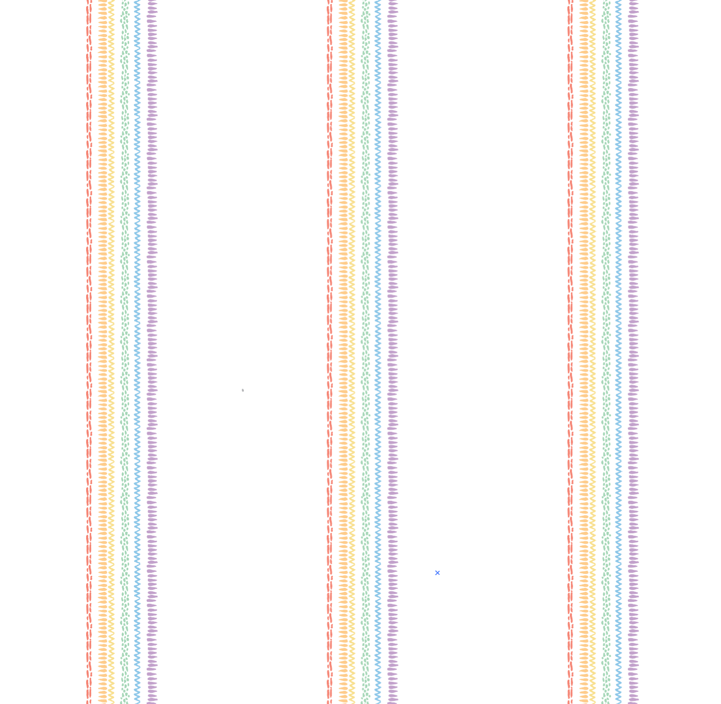 Pastel Rainbow Vertical Grouped Whimsical Stripes Wallpaper WW2604