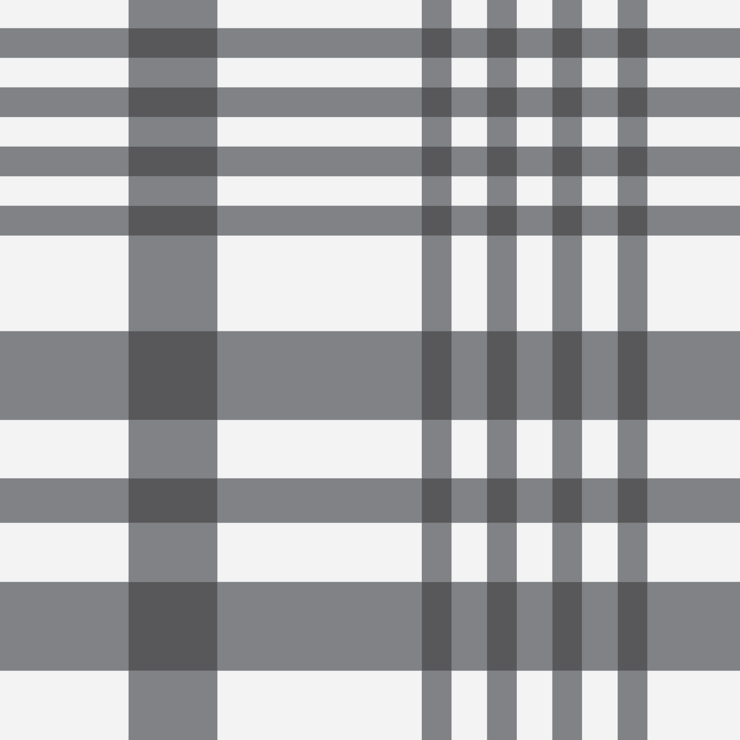 Asymmetric Large Scale Charcoal Gray Plaid Wallpaper WW2609
