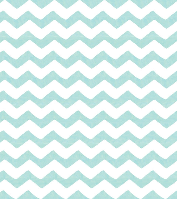 Peel and Stick Wallpaper Teal/ Tame Teal Chevron Wallpaper/ Removable Wallpaper/ Unpasted Wallpaper/ Pre-Pasted Wallpaper WW20103