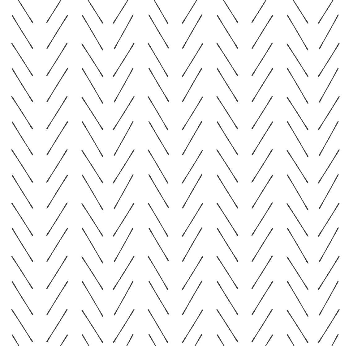 Peel and Stick Wallpaper Black/ Modern Hand Drawn Herringbone Wallpaper/ Removable Wallpaper/ Unpasted Wallpaper/ Wallpaper WW2070