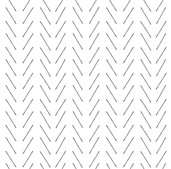 Peel and Stick Wallpaper Black/ Modern Hand Drawn Herringbone Wallpaper/ Removable Wallpaper/ Unpasted Wallpaper/ Wallpaper WW2070