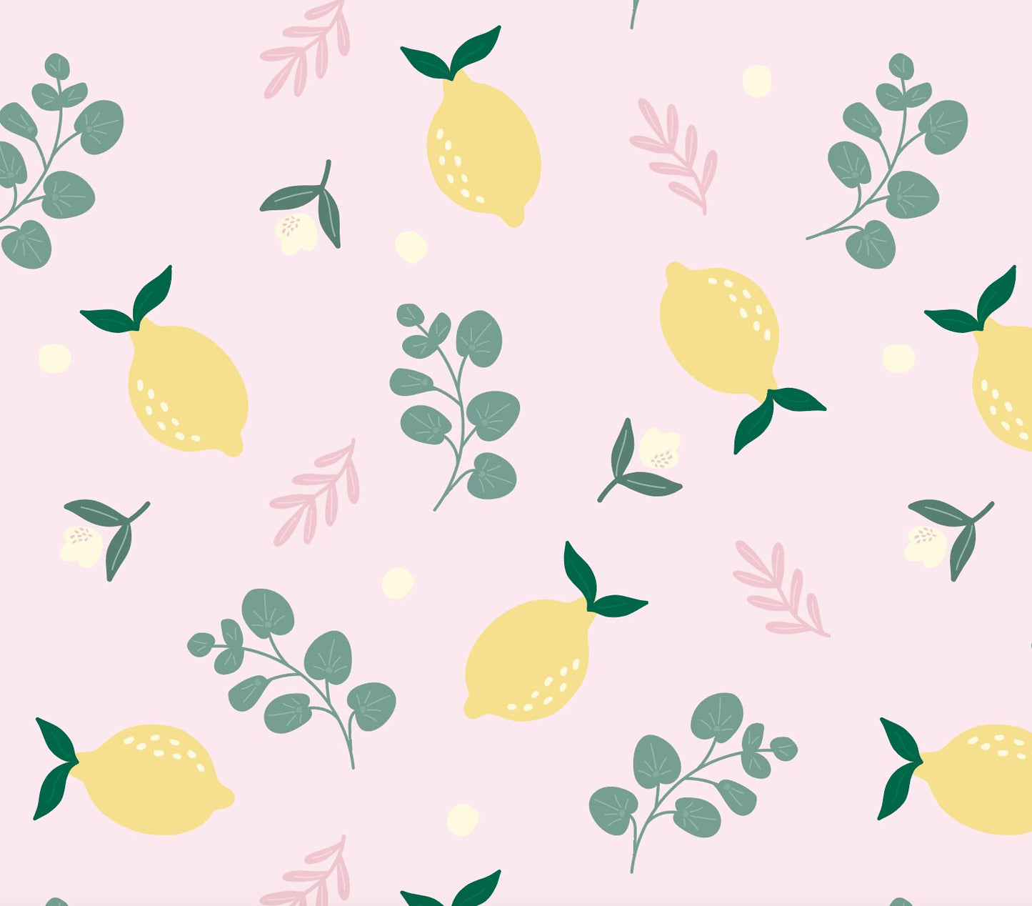 XL Blushing Lemons Wallpaper/ Removable Wallpaper/ Peel and Stick Wallpaper/ Unpasted Wallpaper/ Pre-Pasted Wallpaper WW2136