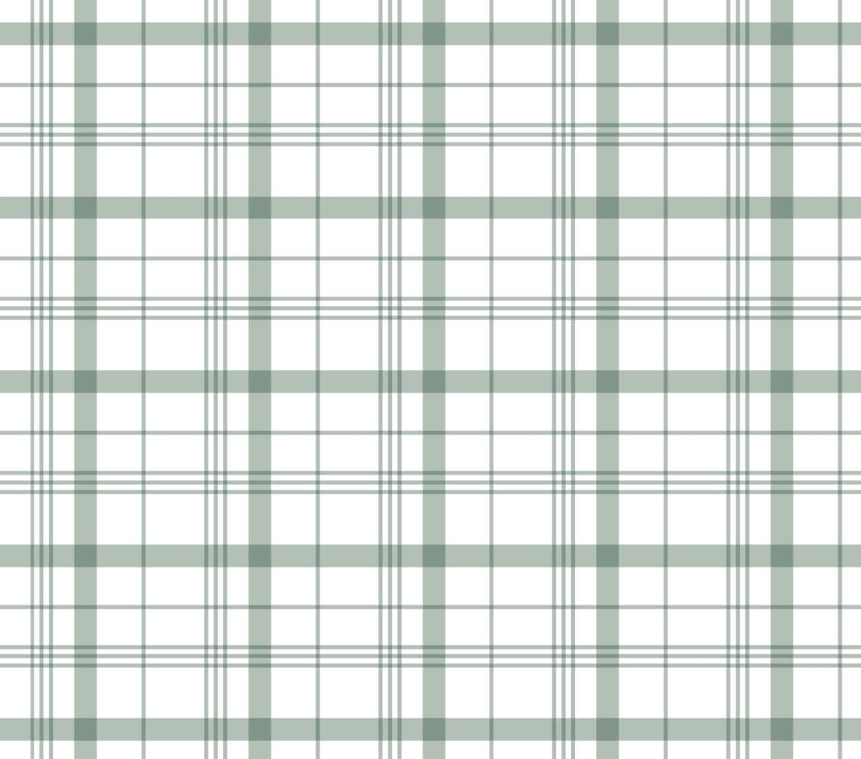 Wallpaper Plaid Green/ Sage Green Asymmetric Plaid Wallpaper / Removable / Peel and Stick / Unpasted / Pre-Pasted Wallpaper WW2103