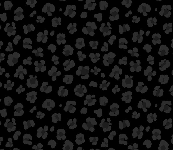 Black Leopard Wallpaper/ Removable Wallpaper/ Peel and Stick Wallpaper/ Unpasted Wallpaper/ Pre-Pasted Wallpaper WW2120