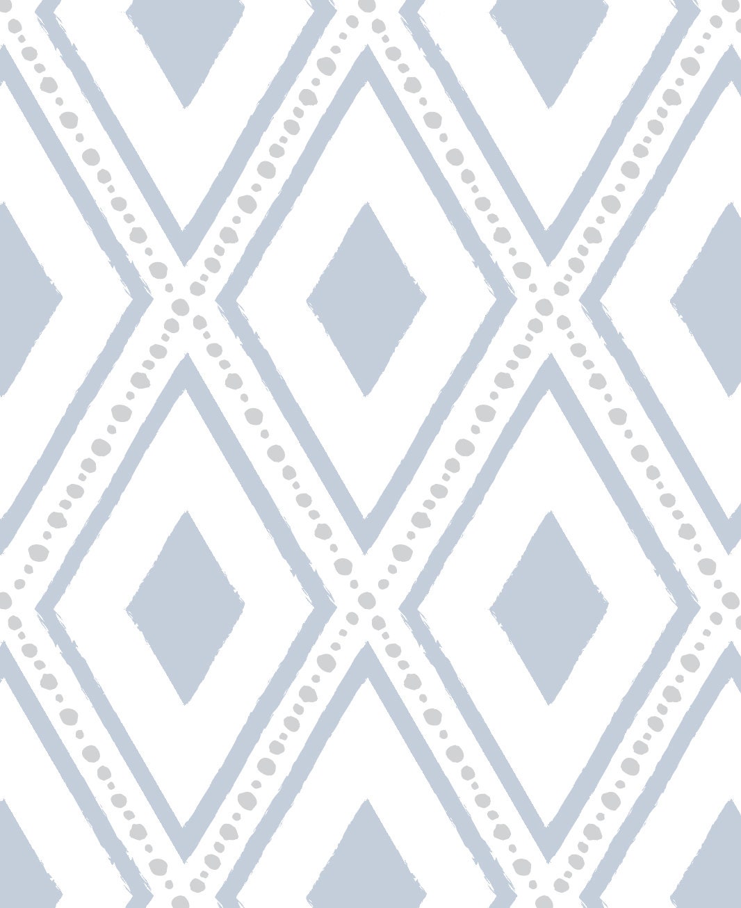 Peel and Stick Wallpaper blue/ Geometric Diamond Stone Blue Wallpaper/ Removable/ Unpasted/ Pre-Pasted Wallpaper WW1946