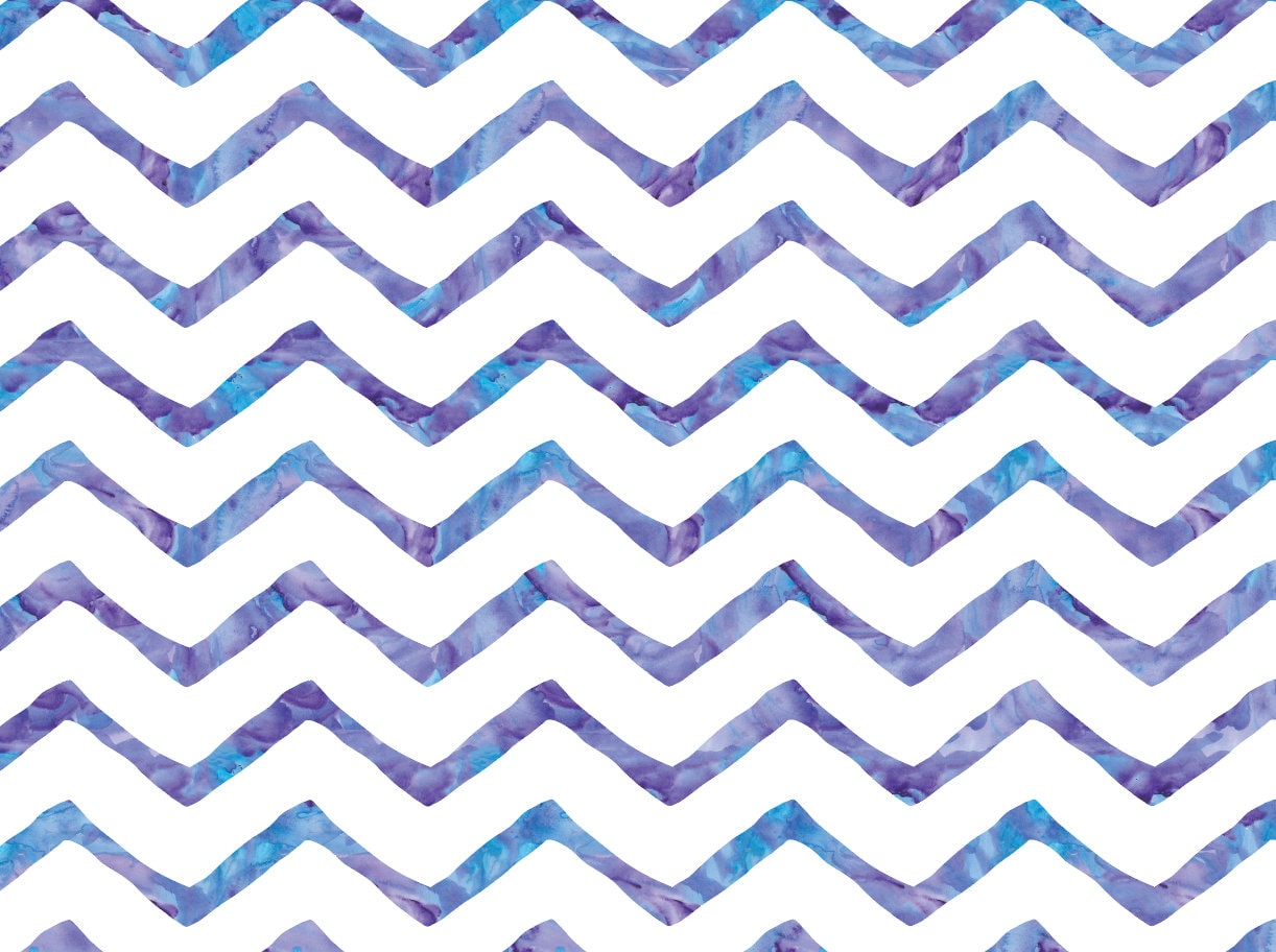 Peel and Stick Wallpaper Purple/ Purple & Blue Chevron Wallpaper/ Removable Wallpaper/ Unpasted Wallpaper/ Pre-Pasted Wallpaper WW1739