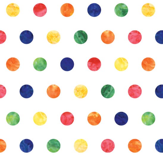 Peel and Stick Wallpaper Dots Rainbow/ Rainbow Watercolor Polka Dots Wallpaper/ Removable/ Peel and Stick/ Unpasted/ Pre-Pasted WW1814