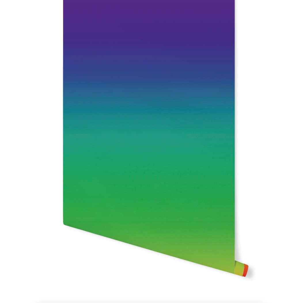 Rainbow Ombre Wallpaper // Removable Wallpaper // Peel and Stick Wallpaper // Unpasted Wallpaper // Pre-Pasted Wallpaper WW1811