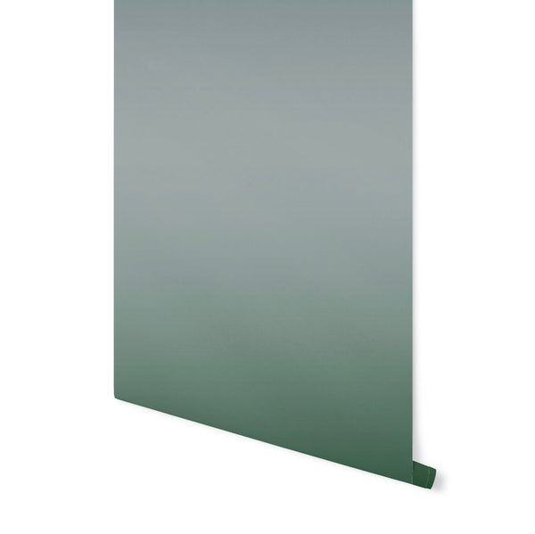 Wallpaper Ombre Green Forest/ Peel and Stick Wallpaper/ Misty Forest Green Ombre Wallpaper/ Removable Wallpaper/ Unpasted/ Pre-Pasted WW2005