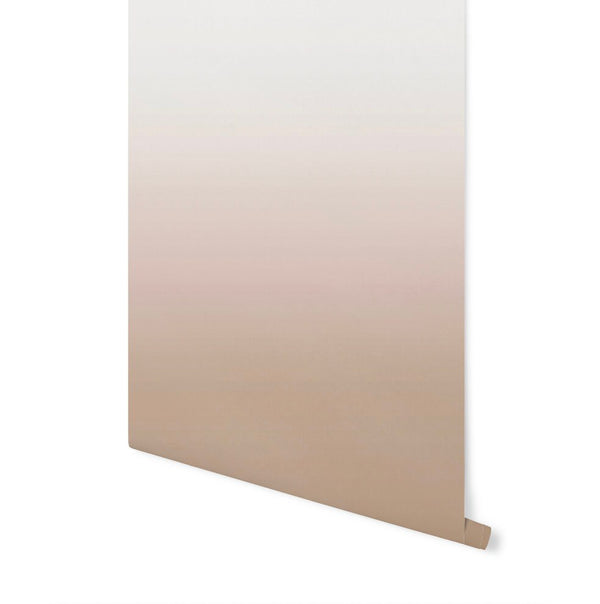 Wallpaper Ombre Brown Boho Pink Peel and Stick Wallpaper/ Blushing Mocha Ombre Wallpaper/ Removable Wallpaper/ Unpasted/ Pre-Pasted WW2124