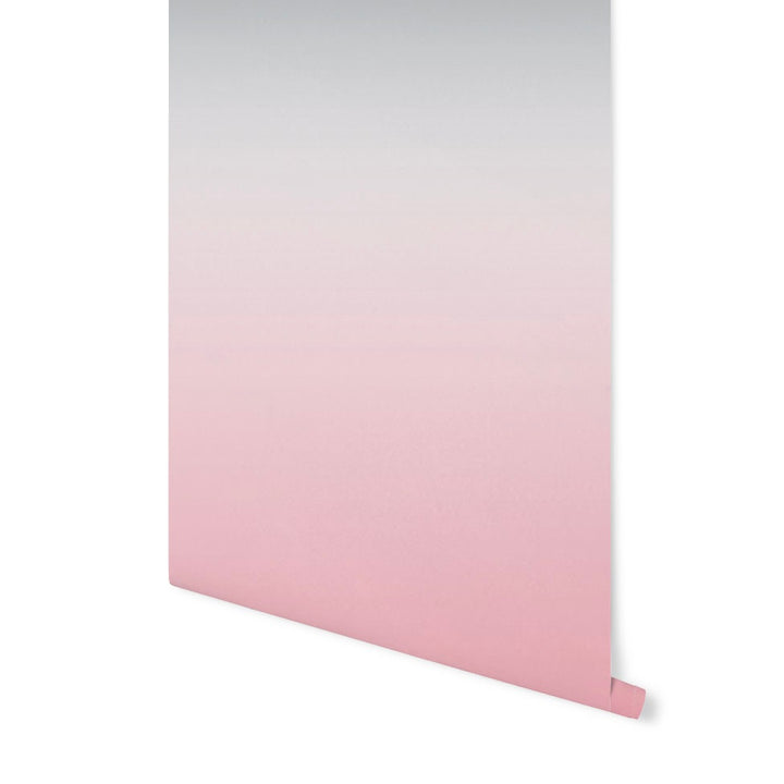 Wallpaper Pink Ombre/ Peel and Stick Wallpaper Pink/ Pink and Gray Ombre Wallpaper/ Removable Wallpaper/ Unpasted/ Pre-Pasted WW2132