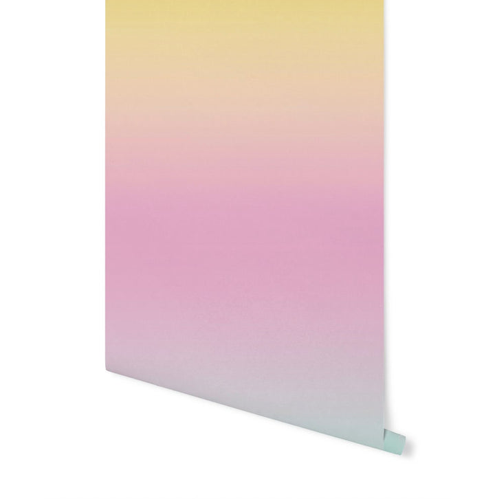 Wallpaper Ombre Pink/ Peel and Stick/ Summer Sorbet Ombre Wallpaper/ Removable Wallpaper/ Unpasted Wallpaper/ Pre-Pasted Wallpaper WW2023