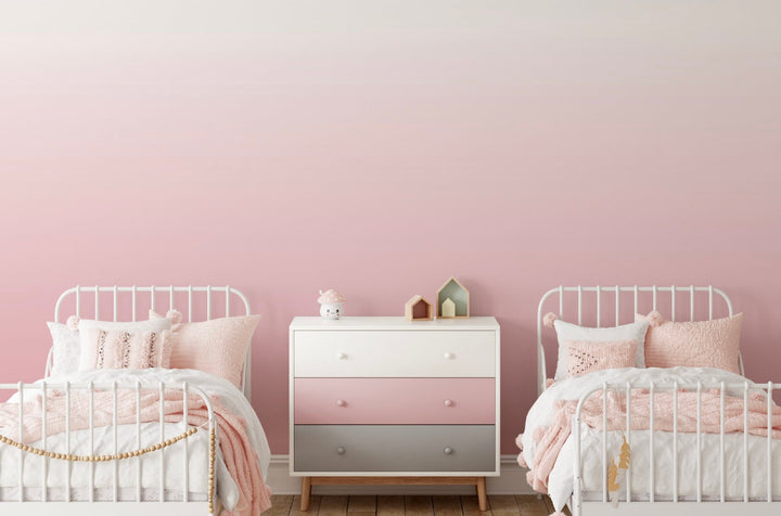 Wallpaper Ombre Pink/ Peel and Stick/ Dusty Rose Ombre Wallpaper/ Removable Wallpaper/ Unpasted Wallpaper/ Pre-Pasted Wallpaper WW1816