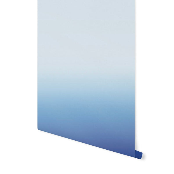 Wallpaper Ombre Blue/ Peel and Stick Wallpaper Blue/ Sky Blue Ombre Wallpaper / Removable Wallpaper / Unpasted Wallpaper / Pre-Pasted WW2019