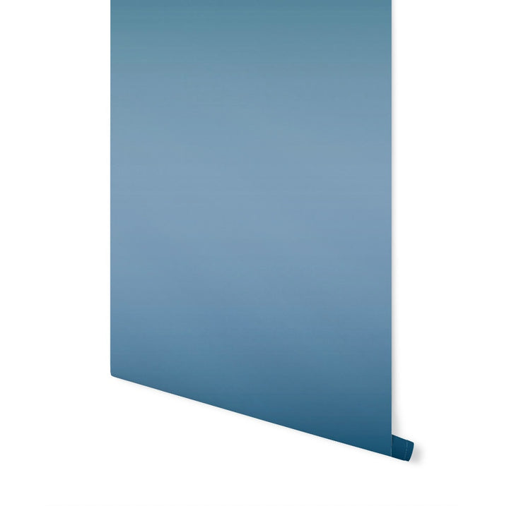 Wallpaper Ombre Blue/ Peel and Stick Wallpaper Blue/ Deep Ocean Blue Ombre Wallpaper/ Removable/ Unpasted/ Pre-Pasted Wallpaper WW1801