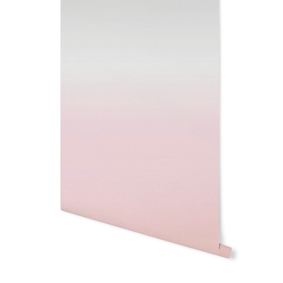 Wallpaper Ombre Pink/ Peel and Stick Wallpaper Pink/ Pink, Peach and Harbor Gray Ombre Wallpaper/ Removable/ Unpasted/ Wallpaper WW1942