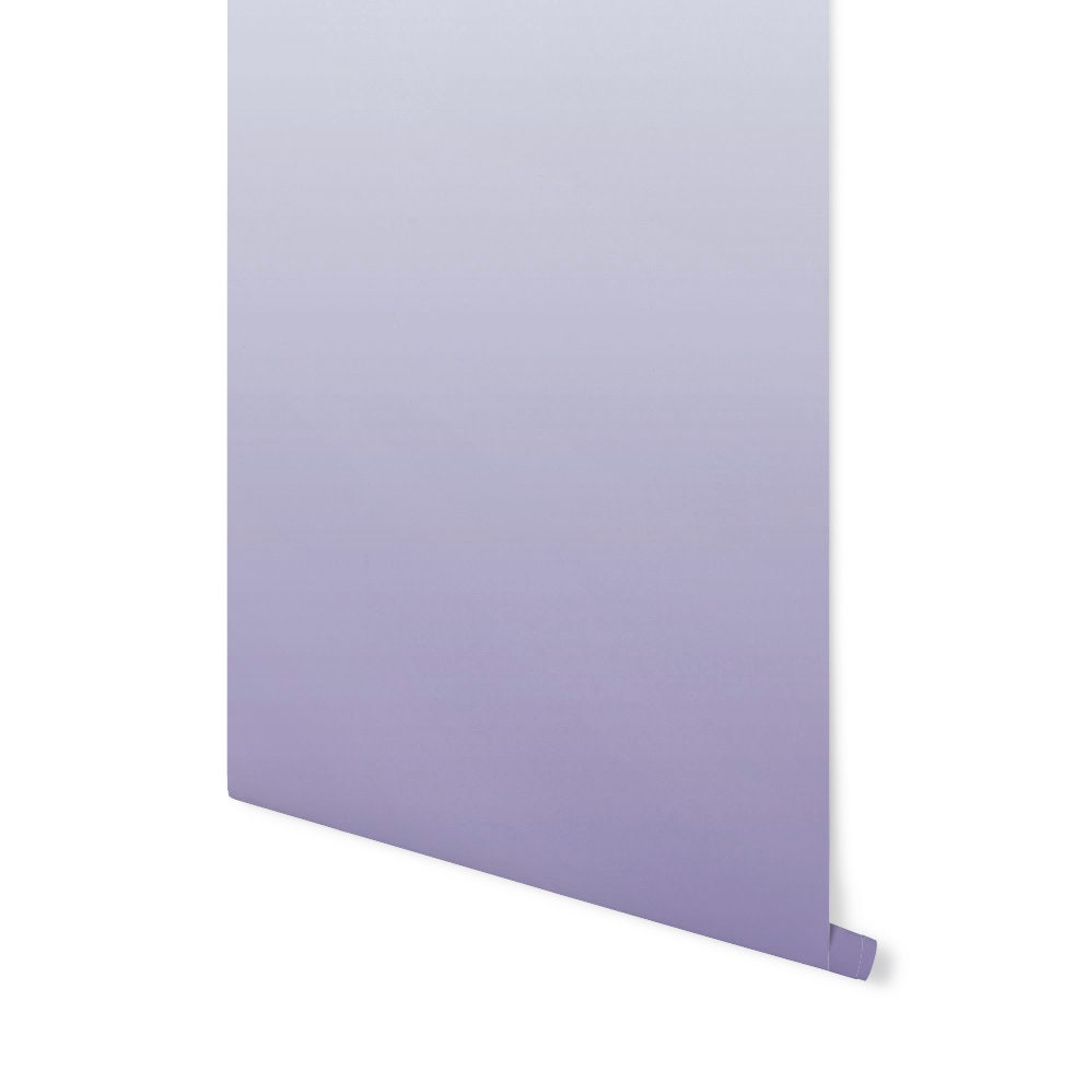 Wallpaper Ombre Purple/ Peel and Stick Wallpaper Purple/ Lavender Ombre Wallpaper/ Removable Wallpaper/ Unpasted/ Pre-Pasted WW1866