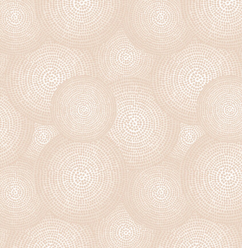 Peel and Stick Wallpaper Beige/ Tan Pebble Medallion Wallpaper/ Removable Wallpaper/ Unpasted Wallpaper/ Pre-Pasted Wallpaper WW20114