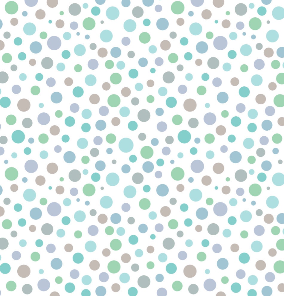 Peel and Stick Wallpaper Blue Dots/ Removable Wallpaper/ Unpasted Wallpaper/ Pre-Pasted Wallpaper WW1830