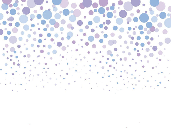 Peel and Stick Wallpaper Purple/ Blue & Purple Bubbles Cascading/ Removable/ Unpasted/ Pre-Pasted Wallpaper WW2091