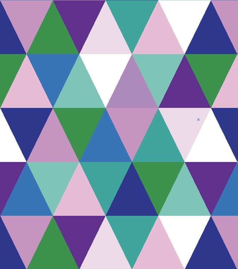 Triangle Wallpaper Purple/ Peacock Modern Triangles Wallpaper/ Removable Wallpaper/ Unpasted Wallpaper/ Pre-Pasted Wallpaper WW1950