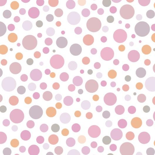 Peel and Stick Wallpaper Pink Dots/ Removable Wallpaper/ Unpasted Wallpaper/ Pre-Pasted Wallpaper WW1813