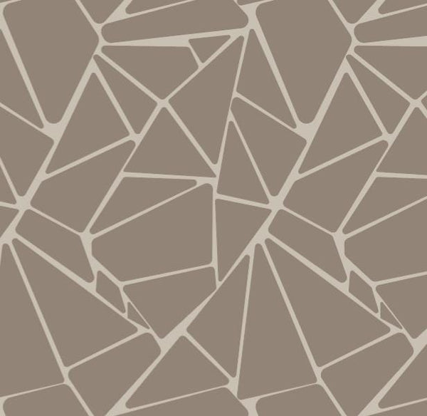 Peel and Stick Wallpaper Brown/ Cappuccino Mosaic Wallpaper/ Removable Wallpaper/ Unpasted Wallpaper/ Pre-Pasted Wallpaper WW1966