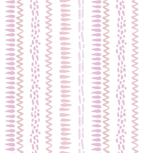 Peel and Stick Wallpaper Pink/ Pink Floral Stripes Wallpaper/ Removable Wallpaper/ Unpasted Wallpaper/ Pre-Pasted Wallpaper WW2412