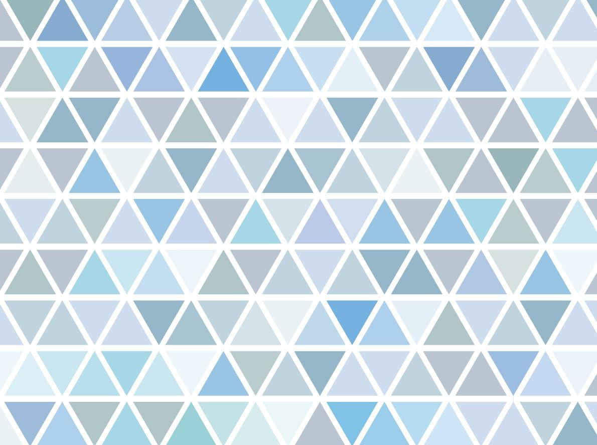 Blue and Sage Triangle Mural great for nursery/ play space/ playroom/ kids/ children/ office/ modern home decor/ Removable Wallpaper WW1757