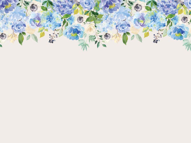 Peel and Stick Wallpaper Floral/ Serene Floral Pattern Wallpaper/ Removable Wallpaper/ Unpasted Wallpaper/ Pre-Pasted Wallpaper WW1715
